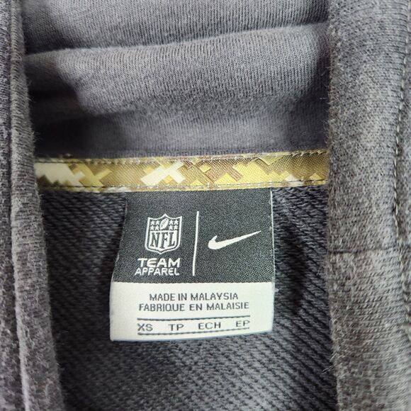 Green‎ Bay Packers Hoodie Womens XS NFL Football Salute to Service Nike Pullover - Picture 12 of 12